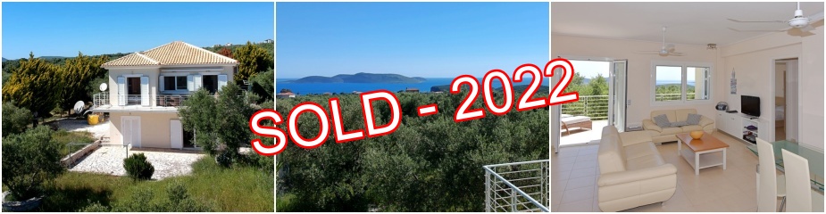 [SOLD] Villa Emma in Kamaria ref.287: Beautiful two-storey house consisting of 2 apartments, Sea view, Plot 1974 m², Total Living area 168.14 m², 4 bedrooms, 2 living rooms, 2 bathrooms, 1 guest WC, Parking area, Easy Access