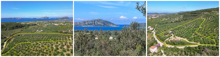 Plot of land P94: Stunning unobstructed Sea Views, Surface 13,921 m², 1.5km to the nearest sandy beach and the shops - restaurants of Gialova, 3.8 km to the nearest signature Golf course.