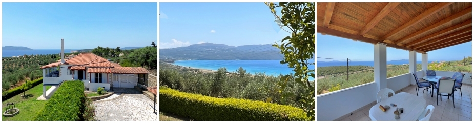 Detached House in Kamaria ref.358: Amazing Unobstructed Sea and Mountain views, Peaceful Location, 3 Independent Apartments, 5 to 8-minute drive to wonderful sandy beaches, Plot 891 m², Total Living area 136 m², 3 bedrooms, 3 bathrooms, Garden, Barbeque Area, Parking area, Fenced, Entrance Gate, Easy Access